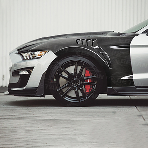 Ailes latérales en fibre de carbone sèche Getan style TPF, finition polie, installation facile, compatibles <span class=keywords><strong>Mustang</strong></span> 2015-2022, modification extérieure <span class=keywords><strong>3</strong></span> - Product Image 5
