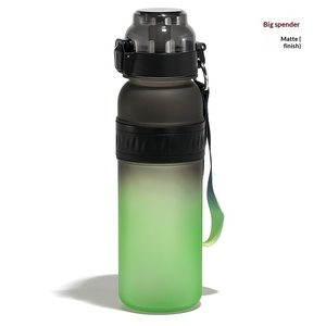 Large Capacity Flip-top Direct <b>Drinking</b> Scented <b>Straw</b> <b>Plastic</b> Sports Water Bottle Portable Outdoor Low-calorie - Product Image 5