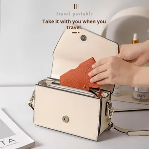 Manufacturer Hot Sale High-End Eco-Friendly PU Leather Portable Glasses Case Cute and Fashionable Summer <strong>Sunglasses</strong> <strong>Bag</strong> - Product Image 4