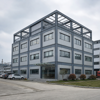 Bâtiment de bureaux préfabriqué en structure métallique, construction modulaire commerciale multi-étages, ossature métallique pour centre d'affaires