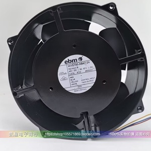 Ventilateur axial haute tension Ebmpapst W1G180 Ab47 01 22 A01 40 08 20 24 48V, 18 pouces, en alliage d'aluminium, avec roulement à billes, pour usage industriel - Product Image 2