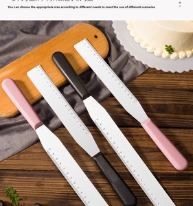 Espátula para Glaseado de Acero Inoxidable Ecológica de 6 y 8 Pulgadas, Espátula para Pastel con Punta Inclinada, Herramientas de Reposterí<span class=keywords><strong>a</strong></span> Premium para el Hogar y Panaderías - Product Image 1