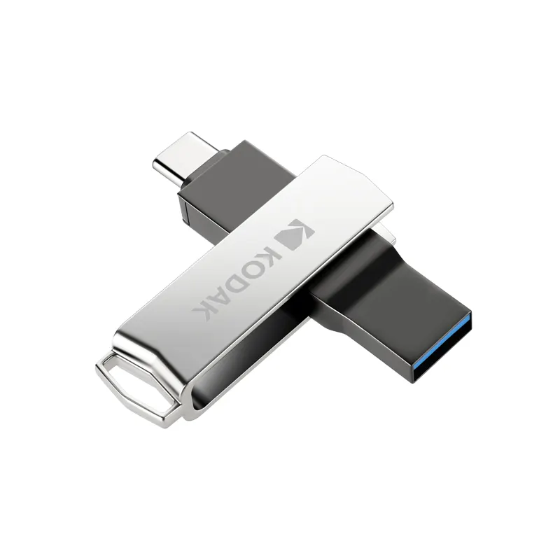 Kodak แฟลชไดรฟ์ K273ขนาด64GB 128GB แฟลชไดรฟ์ Usb3.2ความจุ256GB