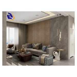 Film décoratif en <span class=keywords><strong>PVC</strong></span> anti-explosion à effet marbre mat en relief profond pour panneaux muraux et meubles, utilisation en appartement - Product Image 6