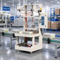 Machine d'emballage pneumatique certifiée CE 6540 6040, ligne d'emballage rétractable, alimentation automatique du film pour l'emballage