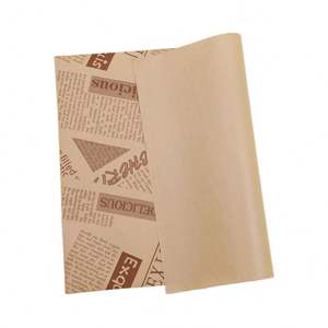 Papel de Envolver para Sándwiches Personalizable de Grado Alimenticio, Papel para Hornear de Doble Cara para Pizza, Sushi, Empaque de Alimentos, Personalización con Logotipo - Product Image 1