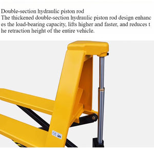 Pallet Lift 800mm 1-1.5Ton Elétrica Scissor Pallet Truck Empilhadeira Plataforma Elevador Elétrico - Product Image 3