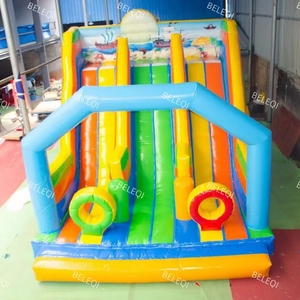 Sân thương mại Nhà bị trả lại chướng ngại vật bơm hơi lâu đài bouncy trượt lớn cho lứa tuổi 3-6,8-12, nhà nhảy ngoài trời - Product Image 4