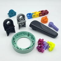 Pièces en plastique dur usinées CNC sur mesure, certifiées ISO, faible MOQ, tolérance de haute précision, délai d'échantillonnage rapide, conception 3D OEM/ODM