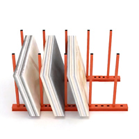 Anpassbares Metallplatten-Bündelregal Umweltfreundliche Präsentation für Stein, Marmor, Granit, Quarz, Glas – Regal für Lager und Steinfabrik