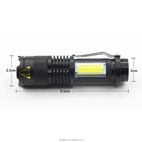 Großhandel Tactical Wiederauf ladbare Zoom Taschenlampe Notfall XPE COB Kleine Aluminium Taschenlampe Für Camping Indoor