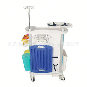 Chariot médical multifonctionnel Maijie en ABS avec tiroir de rangement et panier pour usage médical - Product Image 3