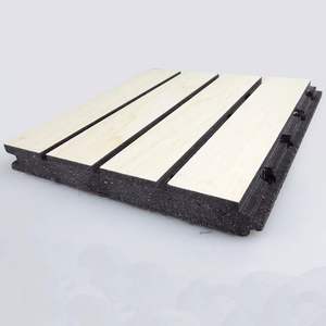 Panneau acoustique moderne, imperméable, résistant à l'humidité, écologique, avec un design de modèle 3D pour les bureaux - Product Image 2