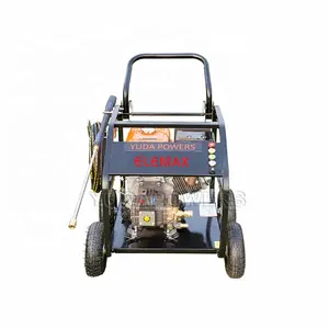 ELEMAX 2021新款2600磅/平方英寸180bar 6.5hp 2.7gpm汽油压力清洗机喷射电源直流高压汽车清洗机出售