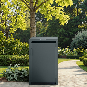 Tấm mạ kẽm Thùng rác có thể-ngoài trời rustproof rác bin nhà/thương mại mô hình phổ quát, tấm mạ kẽm phân loại thùng rác có thể - Product Image 4