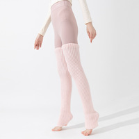 En gros, chauffe-jambes d'hiver pour femmes, chaussettes épaisses montantes jusqu'au genou, couvre-jambes longs et chauds
