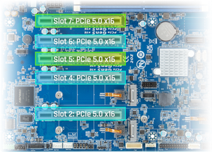 เมนบอร์ดเซิร์ฟเวอร์เวิร์กสเตชันแบบซ็อกเก็ตเดี่ยว MW54 HP0 รองรับ LGA 4677 PCIe 50 สล็อต พอร์ต LAN แบบคู่ 10GbE ระบบ ATX - Product Image 6