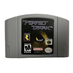 Cartouche de jeux vidéo rétro N64 Perfect Dark in USA Version avec matériau plastique en langue anglaise - Product Image 1