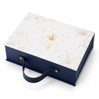 Boîte cadeau rigide personnalisée avec fermeture magnétique pour l'emballage et la promotion de souvenirs de luxe