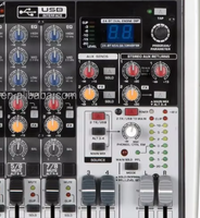 Console de mixage audio professionnelle XENXY1204 avec USB, construction métallique, 99 effets DSP