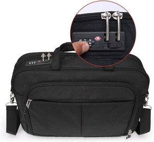 1680D nylon chất lượng Phụ Nữ Cặp Ốc Vít Máy tính xách tay có thể khóa cặp với đứng xử lý bí mật khoang kết hợp khóa - Product Image 1