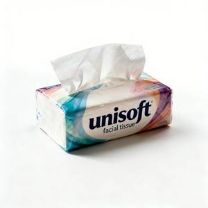 Mouchoirs en papier OEM 4 plis, sans produits chimiques, doux et confortables, doux pour tous types de peau, mouchoirs en papier personnalisés imprimés - Product Image 3