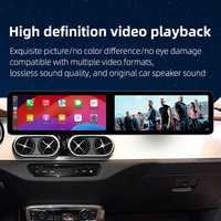 Appareil de navigation GPS pour voiture de 25,6 pouces, autoradio, écran plat, autoradio multimédia, lecteur DVD pour Mercedes Classe X 18-24