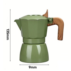 Aluminum Alloy Moka Pot Espresso Maker Classic Italian Stovetop Coffeemaker for Home Kitchen Outdoor Use - Product Image 4