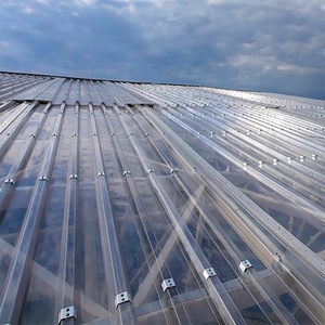 Plaque de toiture en polycarbonate moderne, ignifuge, anti-UV, UL94, 2,5 mm, unie, écologique, avec garantie de 5 ans - Product Image 1