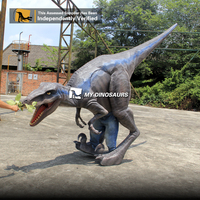 Costume de dinosaure Velociraptor FDC010 My Dino pour extérieur, avec pattes visibles, pour la marche, en vente