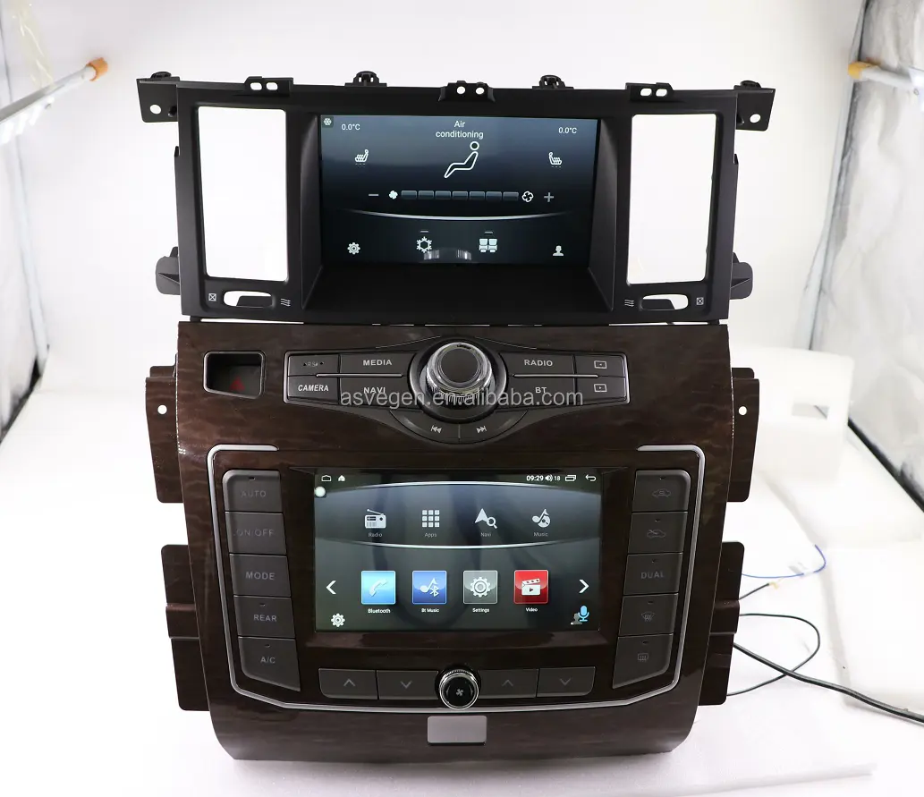 Auto Multimedia Stereo Android 10.0 Tesla Screen Auto Dvd-speler Voor Nissan Patrol Y61 Y62 2010-2020 Met Navigatie gps Wifi