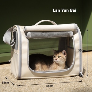 Thời Trang Xách Tay Mô Hình Rắn Mèo Con Chó Ba Lô Tàu Sân Bay Không Gian Lớn Oxford Chất Liệu Dây Kéo Vật Nuôi Thoáng Khí Cung Cấp Hộp - Product Image 6