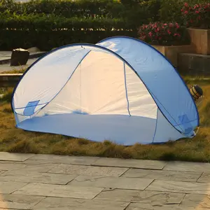 双层户外快开免费沙滩帐篷夏季新款厂家批发单层驱虫防晒帐篷