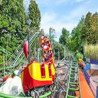 Manèges de parcs d'attractions, attractions palpitantes, équipements de parcs d'attractions, pistes en boucle, grandes montagnes russes