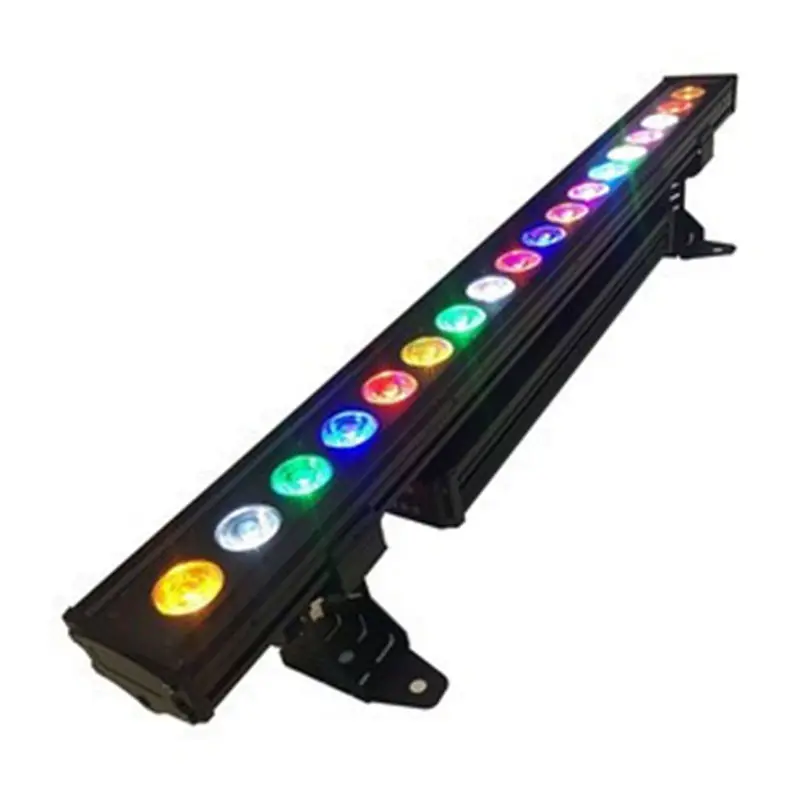 MITUSHOW 18 x12watt RGBW 4 in1 QUAD colorato edificio esterno architettonico impermeabile Wash Pixel Bar LED Wall Washer