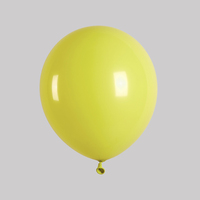 UNUW vente en gros standard mat macaron jaune métallique 5 pouces 10 pouces 12 pouces 18 pouces ballons ronds en latex