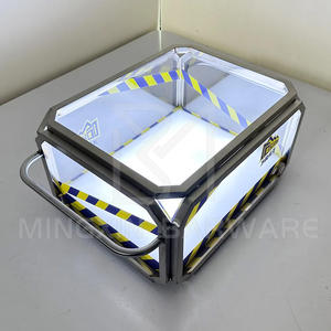 Luminous <b>Insulated</b> <b>Ice</b> Barrel Flexible Movable Acrylic <b>Ice</b> <b>Bucket</b> with Large Capacity for Commercial Use in Bars Clubs - Product Image 2