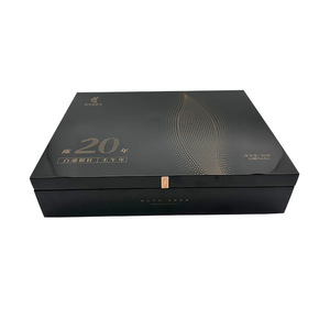 Black Gloss Lacquer Tea <b>Box</b> 9mm <b>MDF</b> Rectangular Gift Packaging Handmade Custom Logo Printing Available - Product Image 4