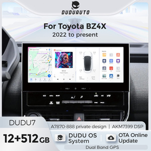 DUDUAUTO DUDU7 A7870 AKM7739 DSP QLED Lecteur vidéo Android <span class=keywords><strong>8K</strong></span> pour Toyota BZ4X <span class=keywords><strong>2022</strong></span>-Présent EV - Product Image 1