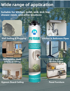 กาวโฟมโพลียูรีเทน ได้รับการรับรองมาตรฐาน <span class=keywords><strong>ISO</strong></span> สำหรับงานก่อสร้าง ฉนวนกันความร้อน และกันเสียง - Product Image 2