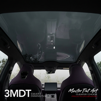 Película Inteligente 3MDT Negra Autoregenerable con Protección UV para Ventanas de Auto, Tinte Eléctrico Ajustable para Xiaomi SU7 con Control Remoto