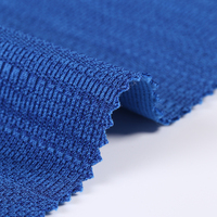 Fabricant anti uv polyester upf50 tissu polyester spandex trame-tricoté jacquard tissu à tricoter pour vêtements