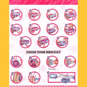 2 en 1, fabrication de bracelets pour enfants, jouets artisanaux, kits de fabrication de bijoux pour enfants, kit de fabrication de bracelets, <span class=keywords><strong>jouet</strong></span> tricoté pour filles, cadeau d'anniversaire - Product Image 5