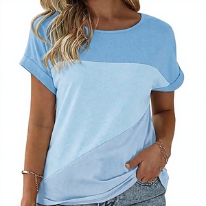 Trendy <b>Women</b> T-<b>Shirt</b> Casual Short Sleeve Cotton Eco-Friendly Quick Dry Breathable Soft Comfortable Premium Fabric Wholesale Bulk - Product Image 1