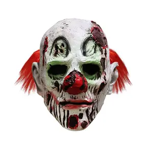 Halloween Horror Zombie payaso máscara fiesta vestir accesorios látex cráneo máscara