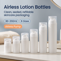 Flacon pompe sans air en PP, distributeur de voyage pour lotion, crème solaire, crème pour les mains, huile de poisson émulsionnée, soins de la peau – Nouveauté !