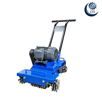 Machine de décapage de résidus de béton pour le nettoyage des coins près des murs sans angle mort pour le traitement du béton après coulage