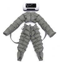 Système de thérapie de compression séquentielle à 8 chambres pour la gestion lymphatique professionnelle des jambes, des bras, du torse, du dos et des hanches