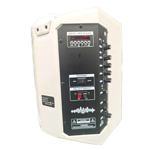 8-Inch Kim Loại Lưới Điều Khiển Từ Xa 50W RGB LED Chiếu Sáng Ngoài Trời Loa Di Động <span class=keywords><strong>1200</strong></span> <span class=keywords><strong>MAh</strong></span> Pin Âm Thanh Máy Nghe Nhạc - Product Image 5