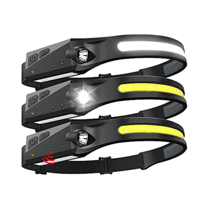 Customized Outdoor USB Rechargeable LED Headlamp Bright COB Forehead Torch Sensor for Camping - Product Image 1